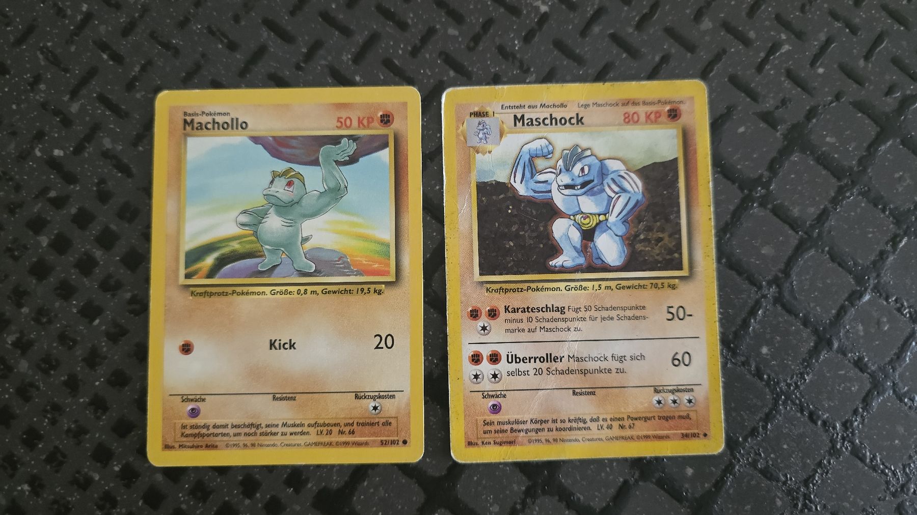 Pokémon Cartes à collectionner: Machollo & Maschock – D'occasion à Rorschach par Craint