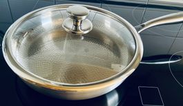 TOVARA: Titan-Pfanne mit Deckel, 28 cm, NP EUR 125, Neuw.!