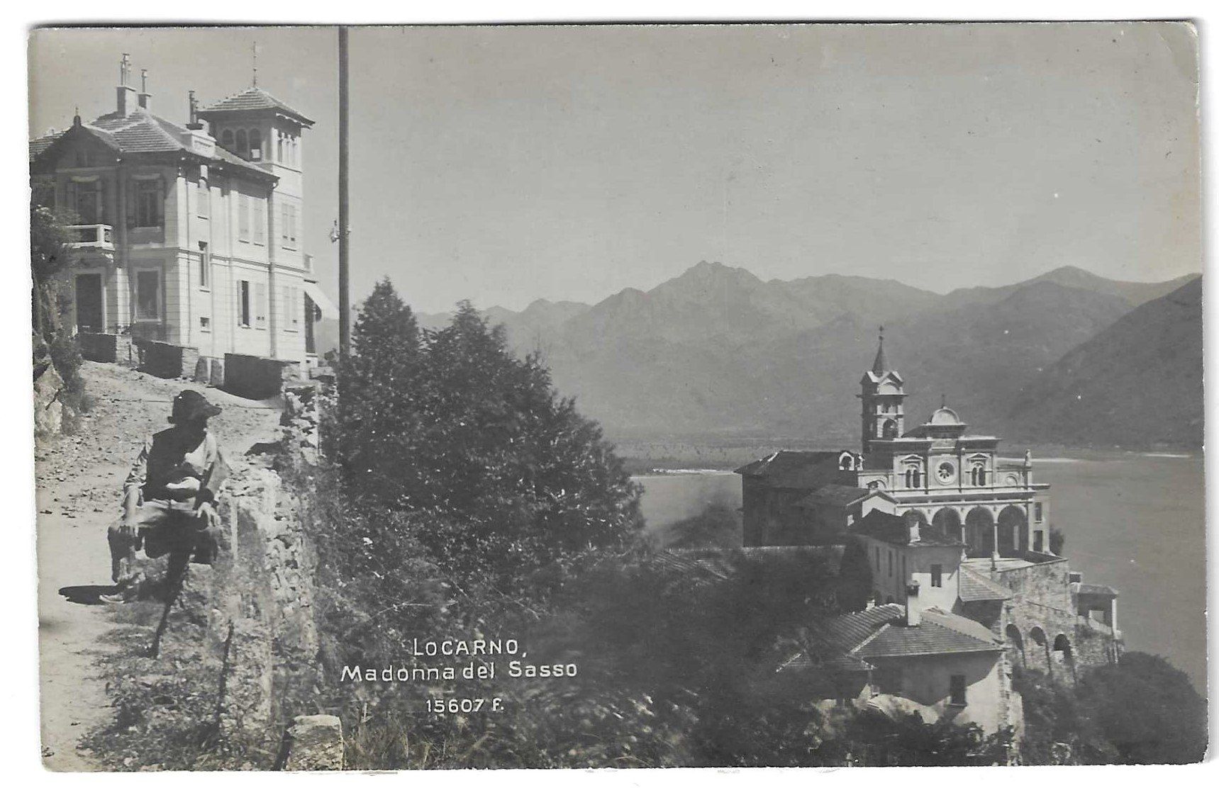 Ansichtskarten: Locarno - Madonna del Sasso – Gebraucht aus Kloten von kanschweiz