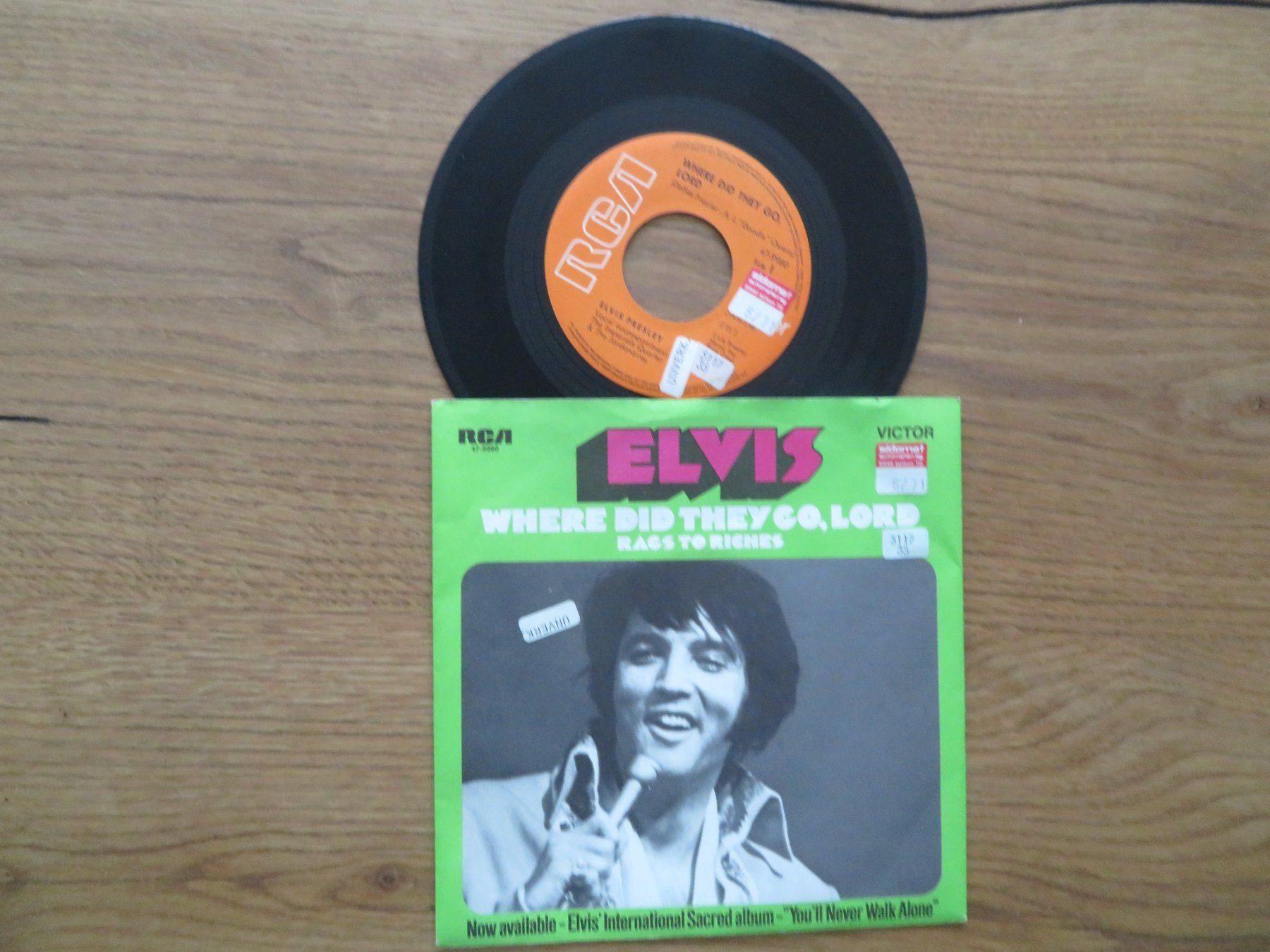 Dischi in vinile: Elvis Presley Where Did They Go, Lord 7" Single – Nuovo (secondo la descrizione) da Zürich venduto da max_cp5f