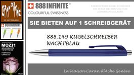 888.149 * BLAU * Infinite 888 Caran d'Ache  Swissride Blau M