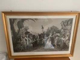 Gravure ancienne signé Gautier