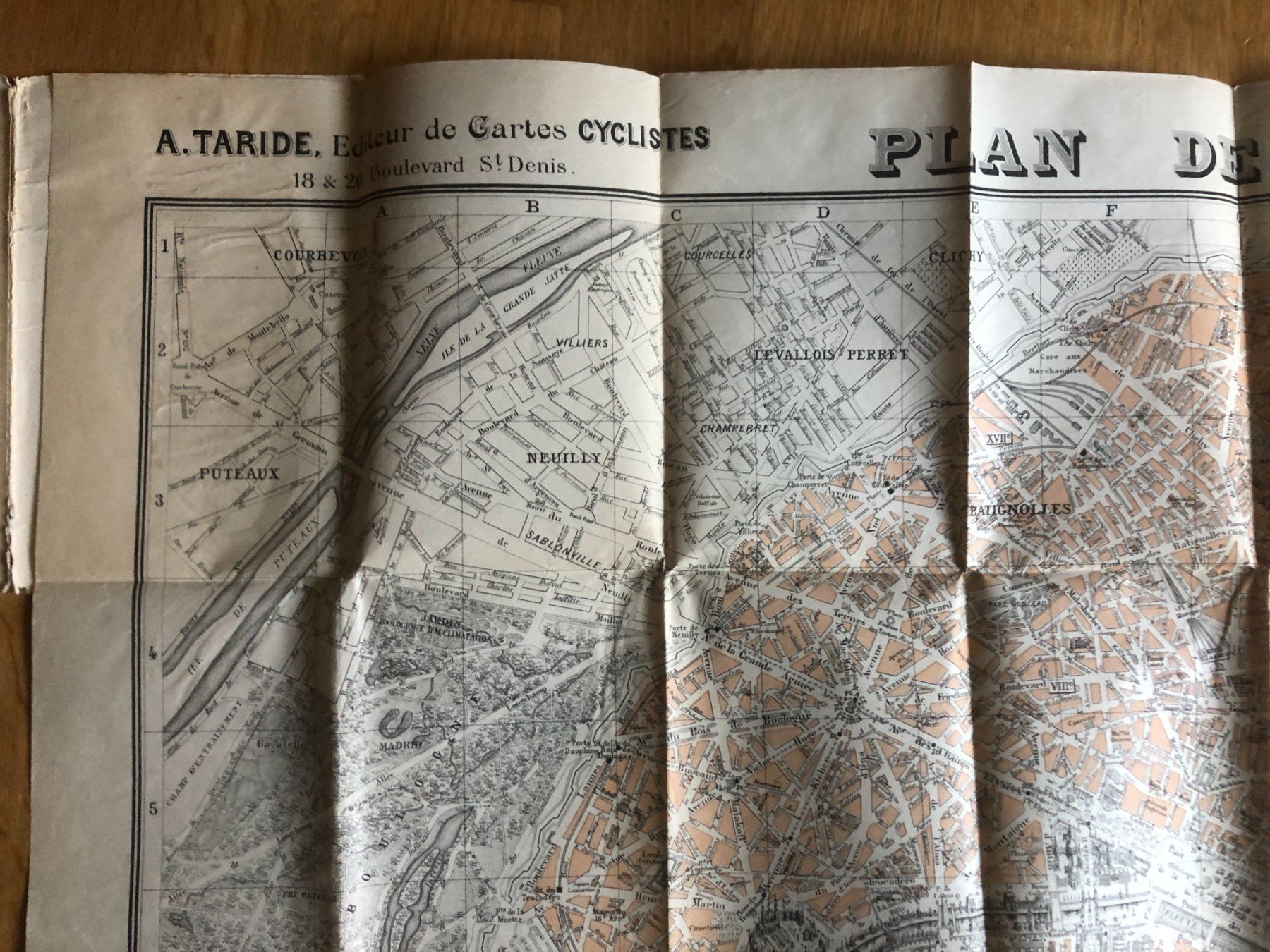 Cartine & Atlanti: Paris 1900 – Plan général. – Usato da Zürich venduto da allp 2