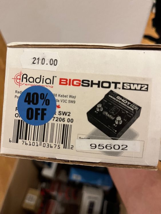 Radial Big Shot SW2 (Neu und originalverpackt) in Bäch SZ für CHF 35 ...