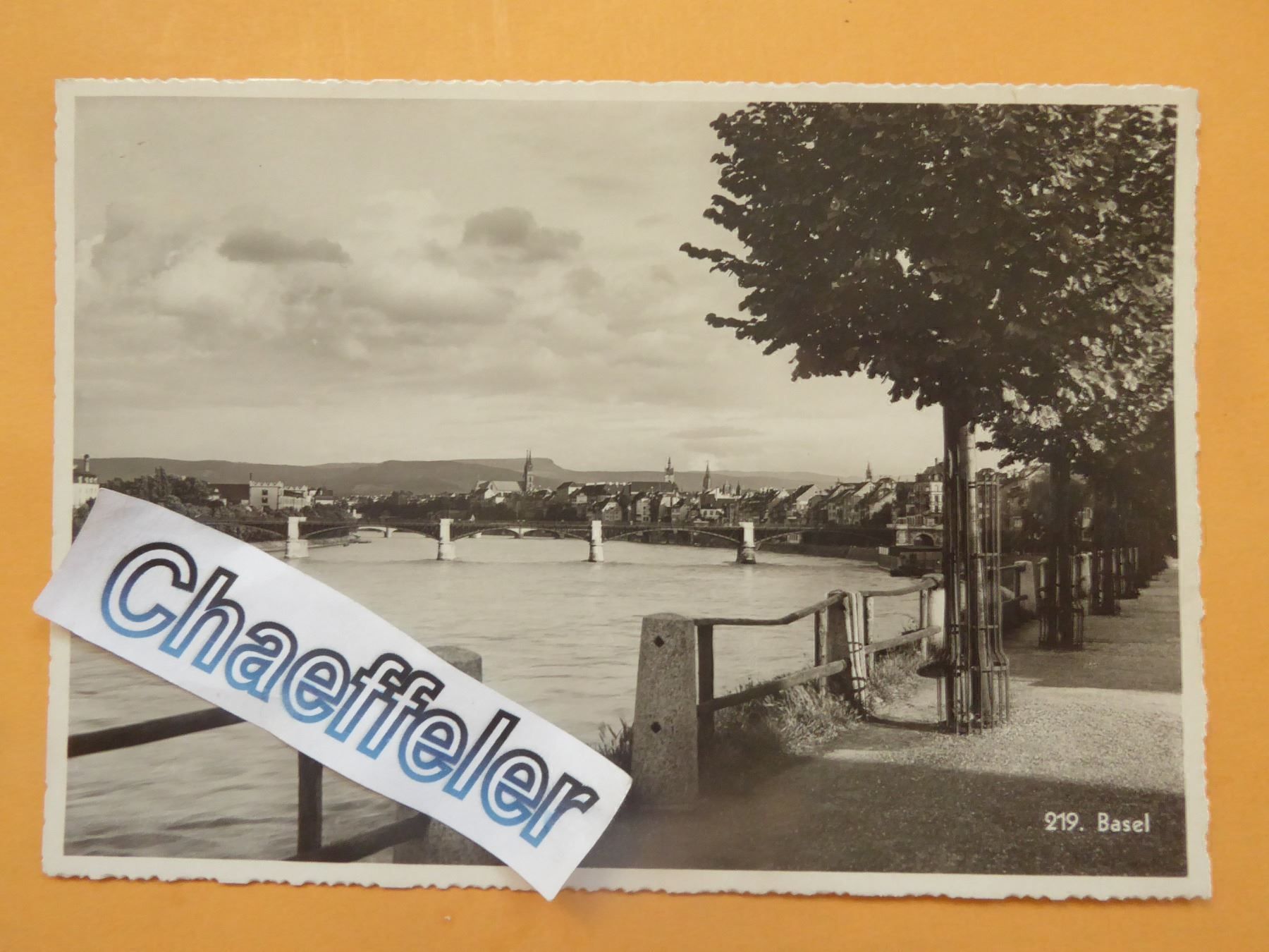 Ansichtskarten: 1934  219. Basel – Gebraucht aus Zürich von Chaeffeler