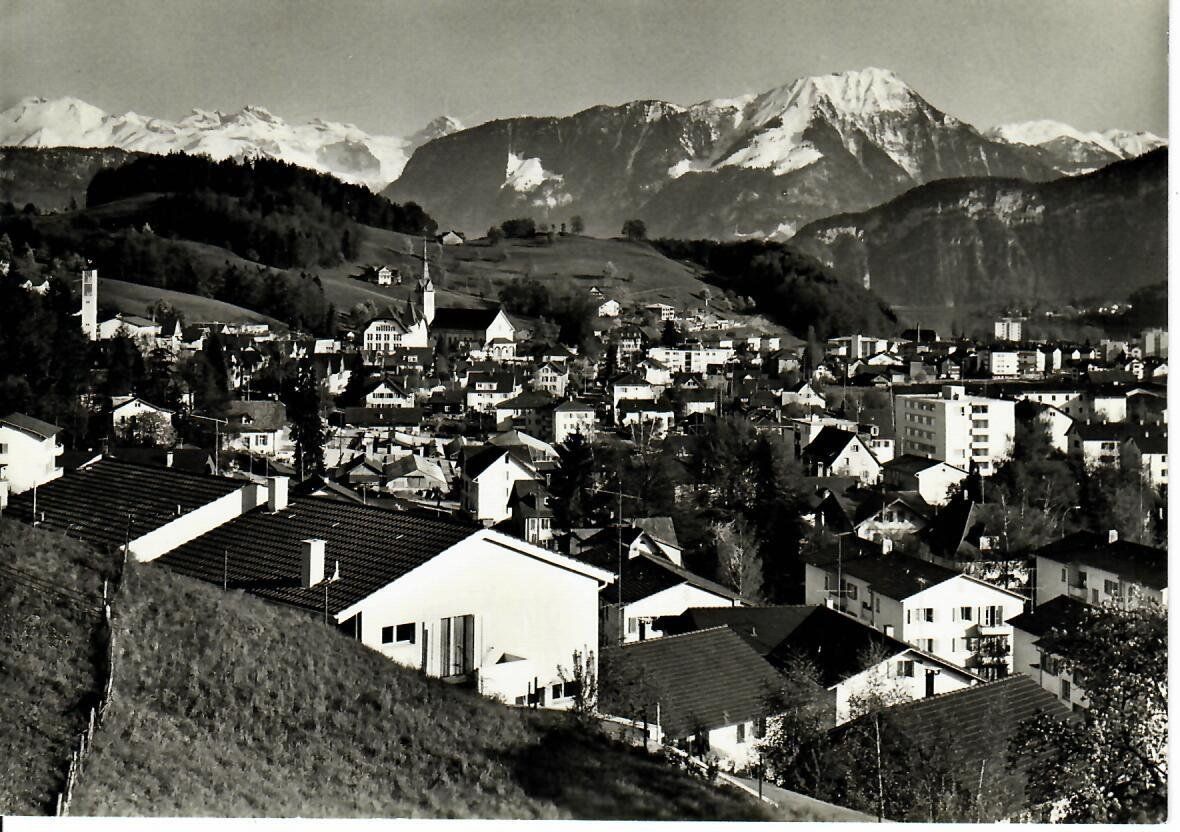 Cartoline postali: Horw, Dorfbild 1967 – Usato da Hochdorf venduto da Ziegel-16