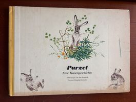 Purzel eine Hasengeschichte von Pia Roshardt BEA Buch 1953