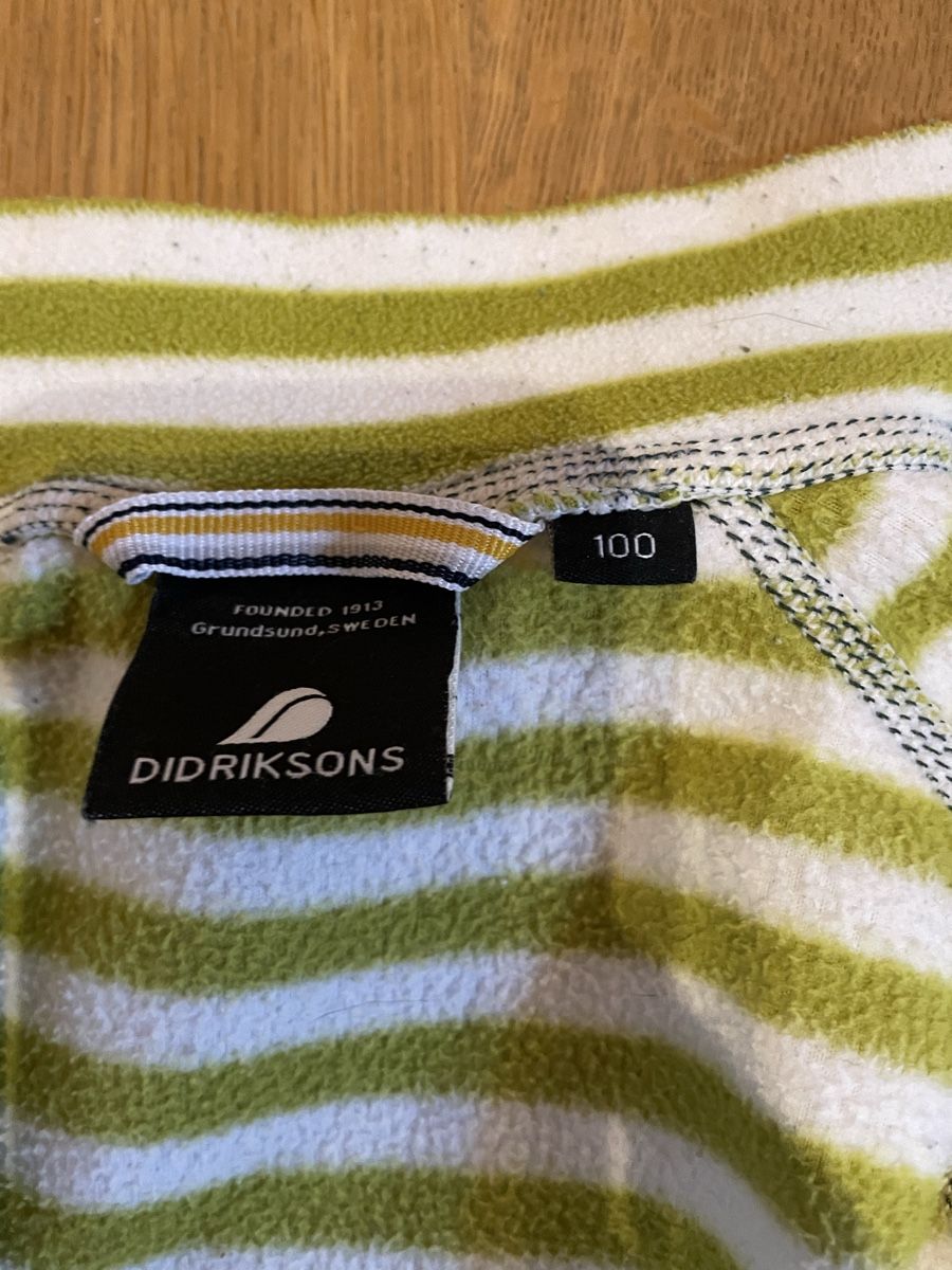 Didriksons Giacche & Cappotti: Didriksons Fleece Jacke Gr. 100 Gestreift – Usato da Flumserberg Bergh venduto da tamaramullis 2