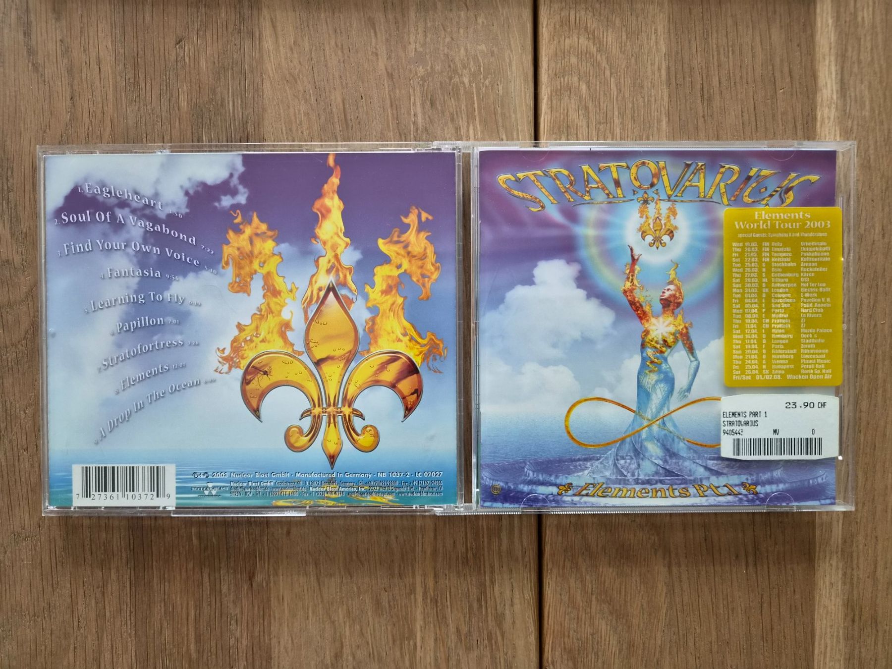 CDs: CD Stratovarius - Elements Pt.1, 2003 – Gebraucht aus Nebikon von Harley-Davidson01