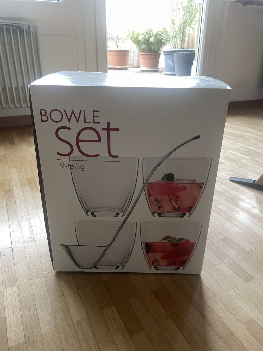 Set di piatti: Bowle Set, 9-teilig, ungebraucht! – Nuovo e nell'imballaggio originale da Gümligen venduto da gin_jl2s 1