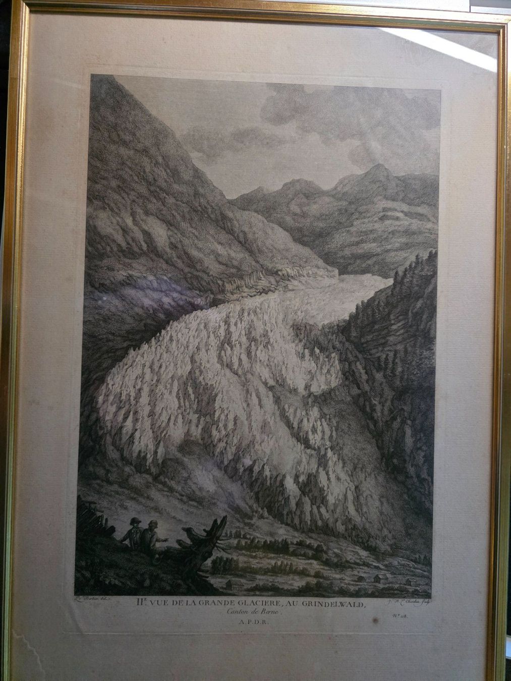 Incisioni: Stich la Grande Glaciere Grindelwald - Le Barbier Chatelain – Usato da Walterswil BE venduto da Lonitti 5