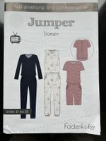 Fadenkäfer Jumper Damen Gr.32-58, Schnittmuster