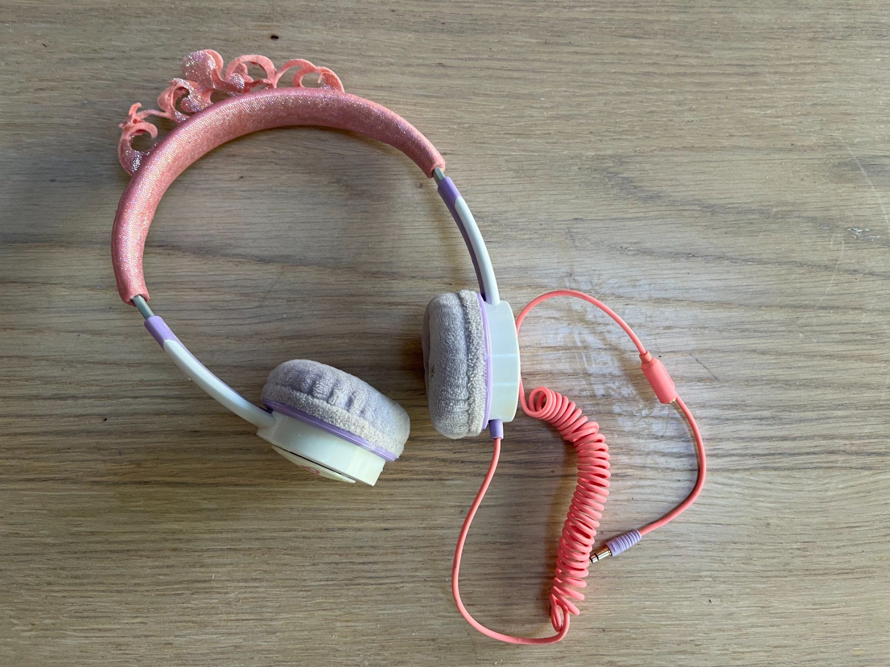 Cuffie: Kopfhörer rosa mit Krönchen_vergrösserbar – Usato da Oberrieden venduto da mcl_g5vk 3