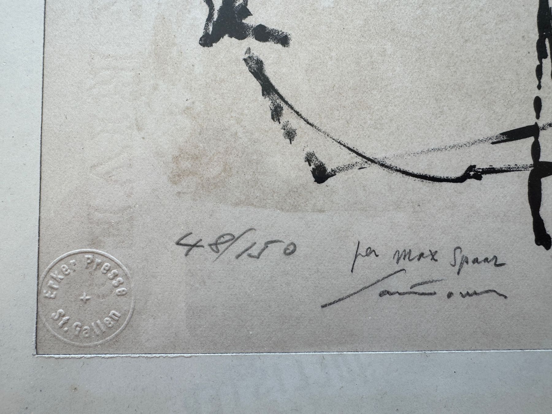 Grafiken & Lithographien: Lithographie von Giuseppe Santomaso – Gebraucht aus Gais von oliverz 1