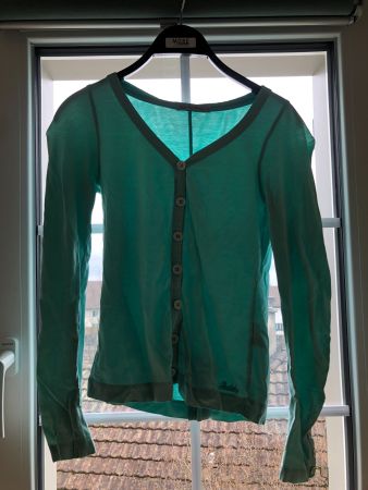 Shirt Bluse grün Geddes and Gilmore Grösse S - ein Hingucker