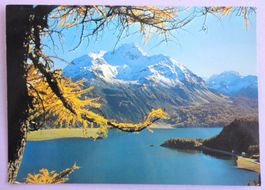 Silsersee und Piz La Margna, Plaun da Lej
