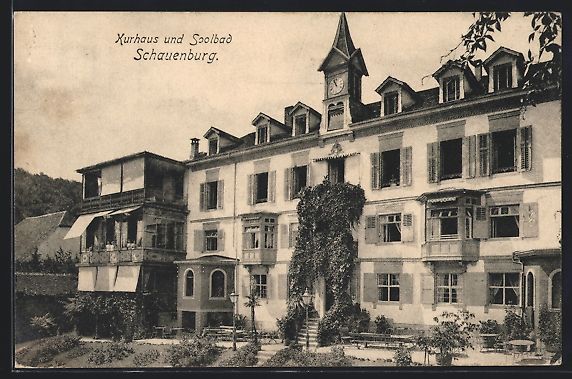 Cartes postales: AK Schauenburg, Blick auf das Kurhaus – D'occasion à Berlin par bartko-reher