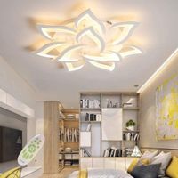 Dimmbare LED Deckenleuchte Ø85cm Kronleuchter Fernbedienung