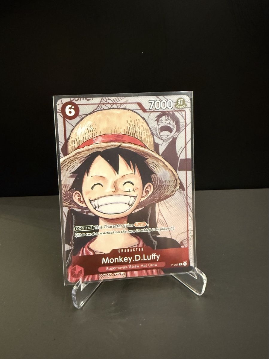 Bandai Carte collezionabili: One Piece Luffy Promo P-001 – Usato da Schaffhausen venduto da Homeworx