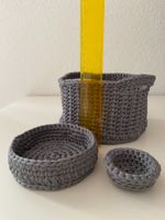Lot de paniers crochet handmade