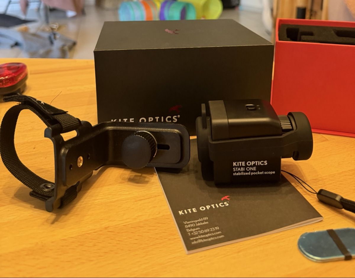 Binocoli: KITE OPTICS STABI ONE stabilized pocket scope neuwertig – Nuovo e nell'imballaggio originale da Herzogenbuchsee venduto da SaRaDe77 1