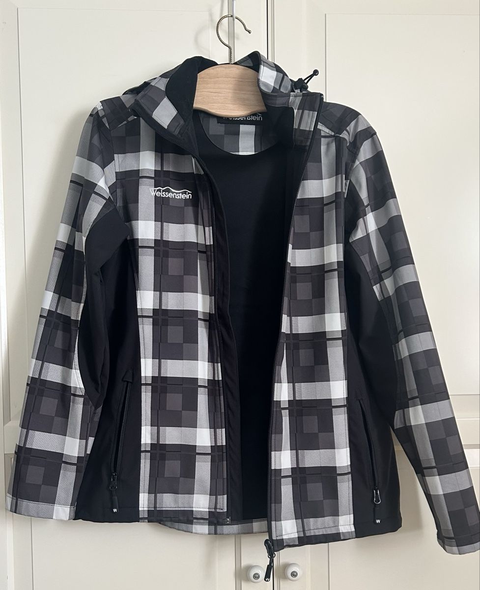 Giacche: Softshelljacke Weissenstein schwarz kariert Grösse XL – Nuovo (secondo la descrizione) da Schaffhausen venduto da Lucyswunderlade 2