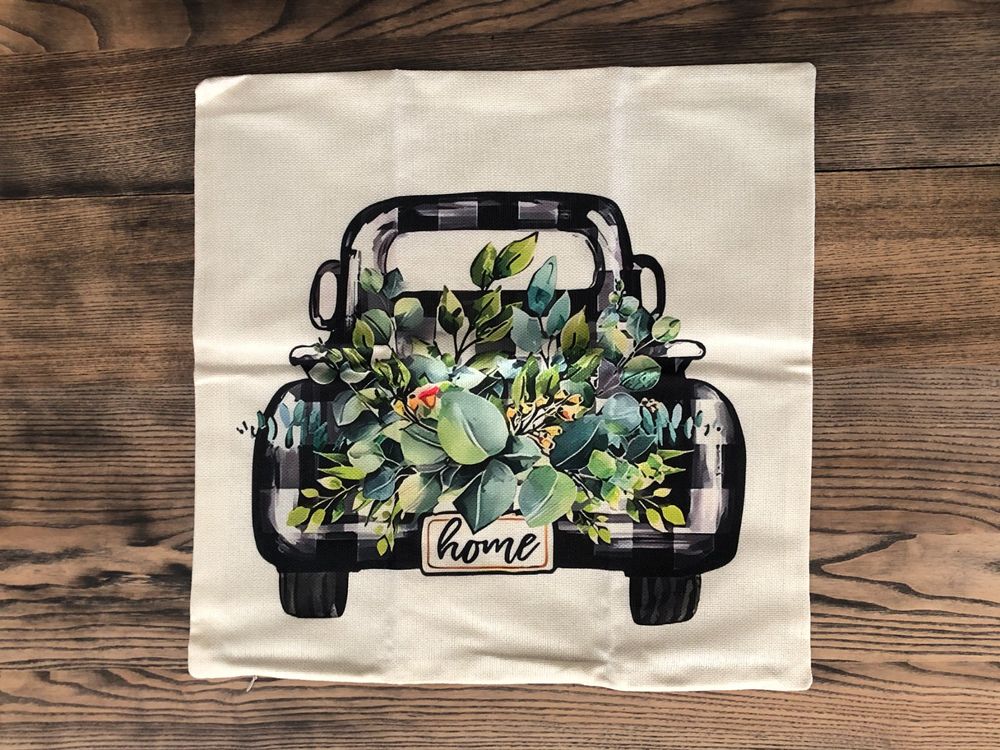 Herbst Deko Kissenbezüge 2er Set - Kürbis Motiv 45x45cm Für Halloween