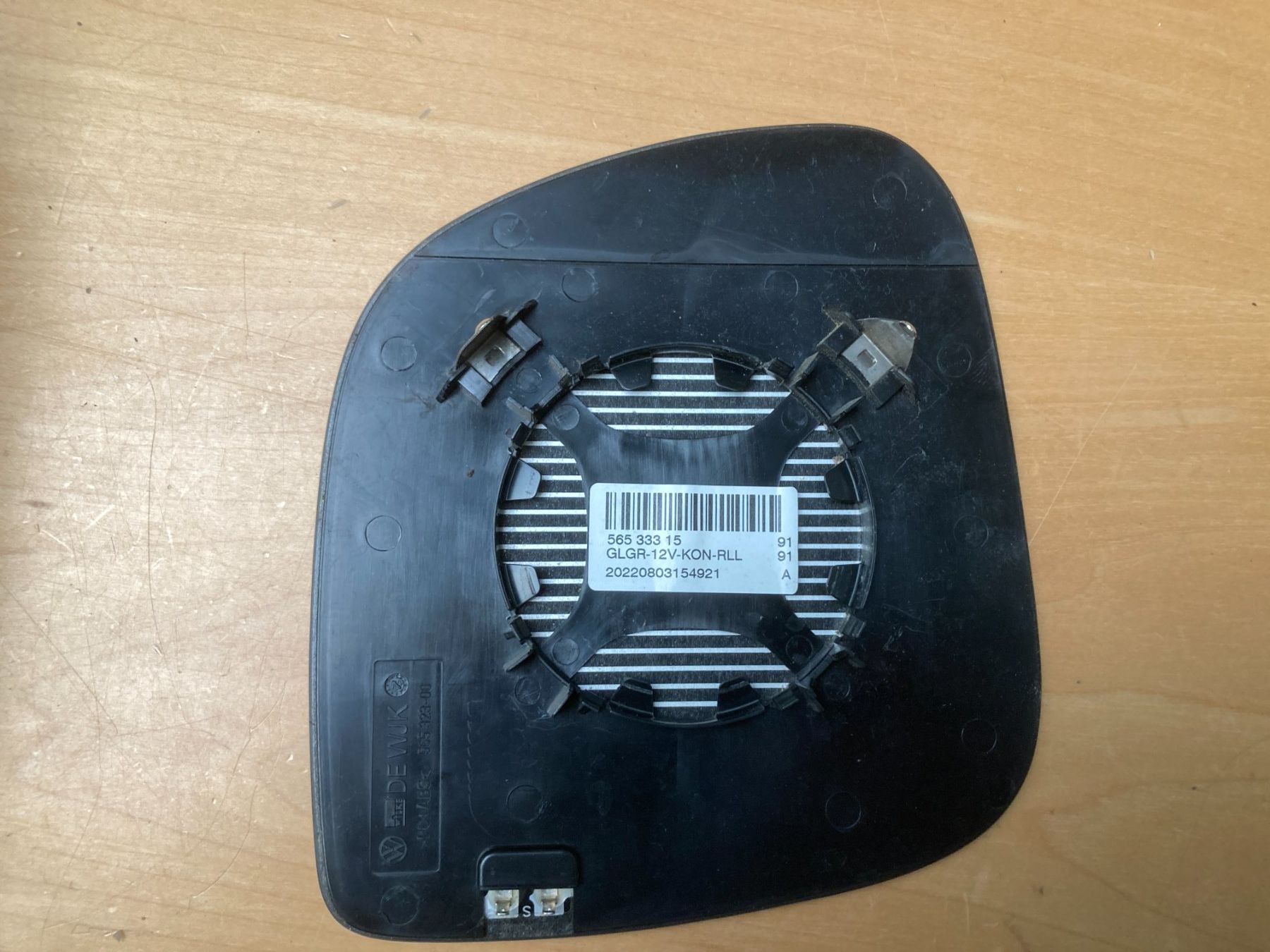 Volkswagen Tutti pezzi di ricambio auto: VW T6 Spiegelglas links, beheizbar – Usato da Cham venduto da WB2223 3