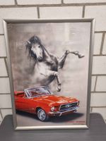 Mustang Ford Poster, gerahmt, einzigartig! Rarität