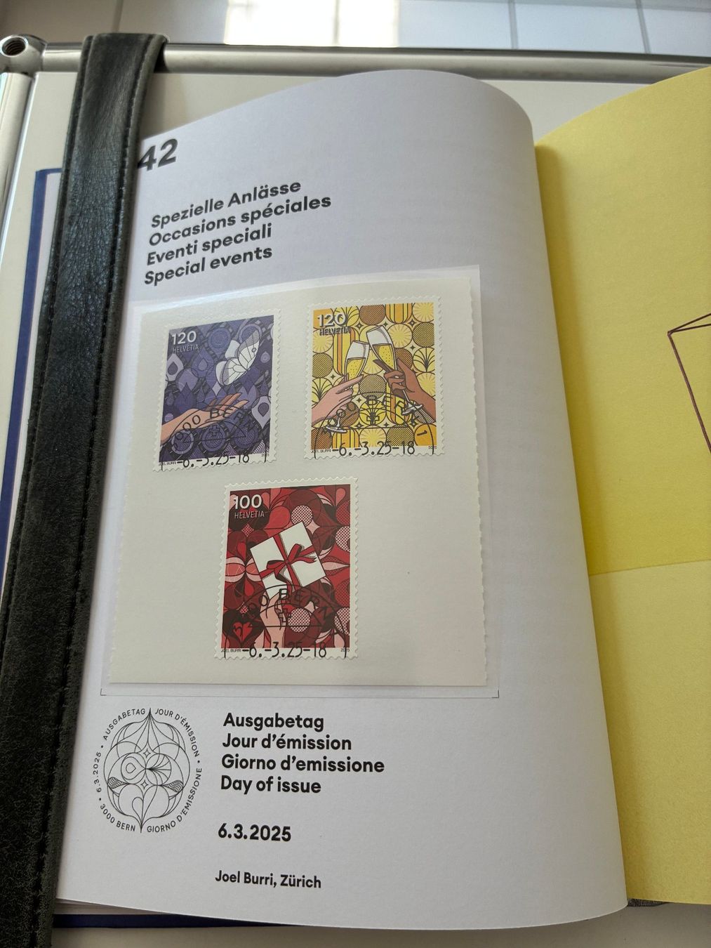 Tous les timbres: Schweizer Briefmarken 2025, mit Originalen – Neuf avec emballage d'origine à Thalwil par figueres 2
