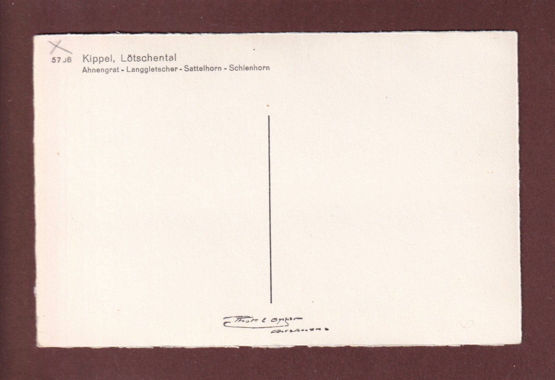 Cartoline postali: Lötschental - KIPPEL – Usato da Pully venduto da nicecards 1