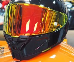 Visier für Shoei NXR2 / X-SPR Pro Gold-rot  NEU