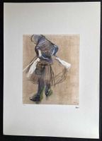 Edgar Degas Une danseuse debout, les mains derrière  50x70