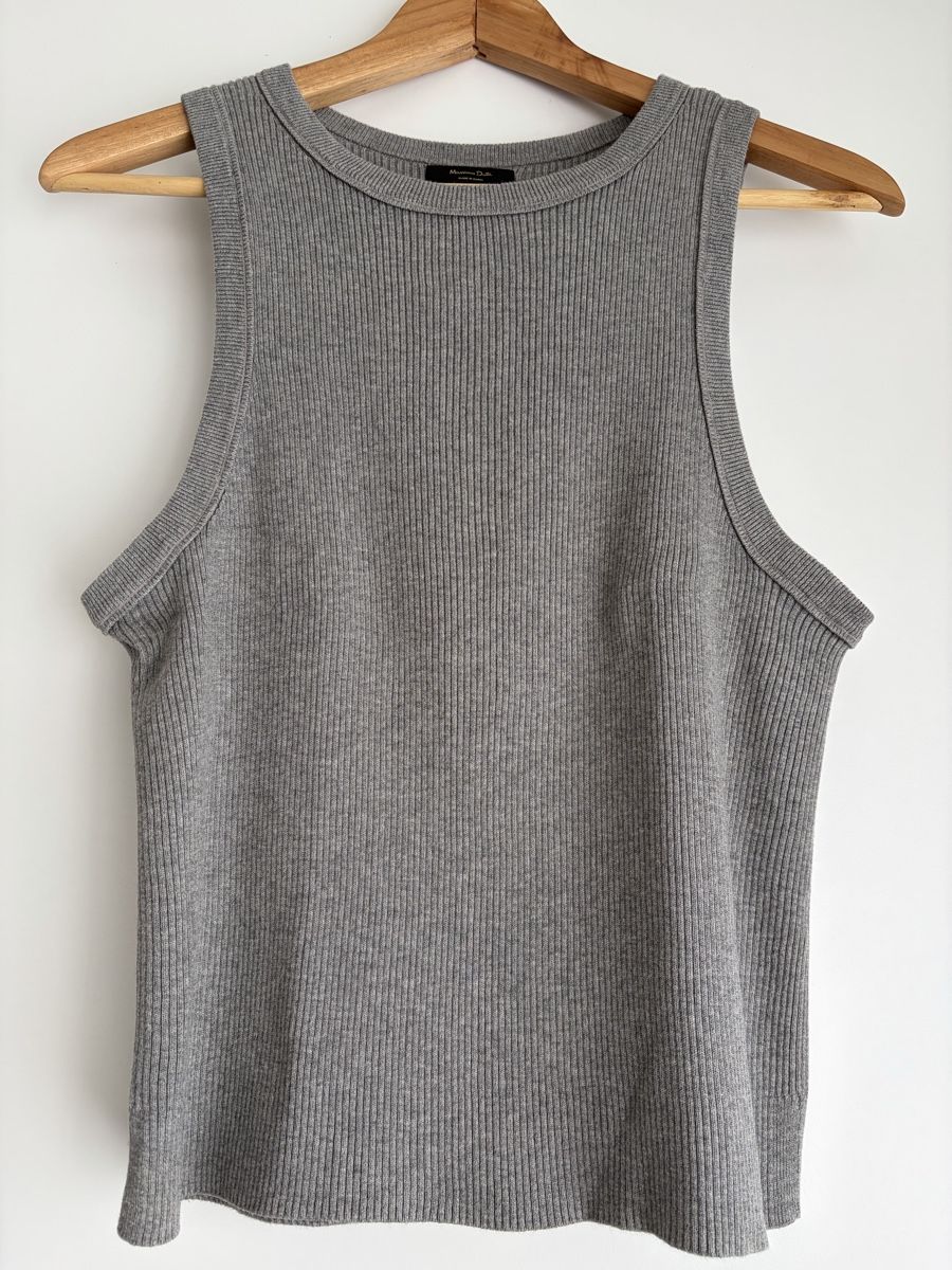 Massimo Dutti Top: Top von Massimo Dutti Grau Grösse M – Nuovo (secondo la descrizione) da Zürich venduto da Minixxs
