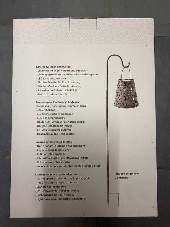 Laternen: Laterne Solarlight – Gebraucht aus Zürich von luk_tar 3