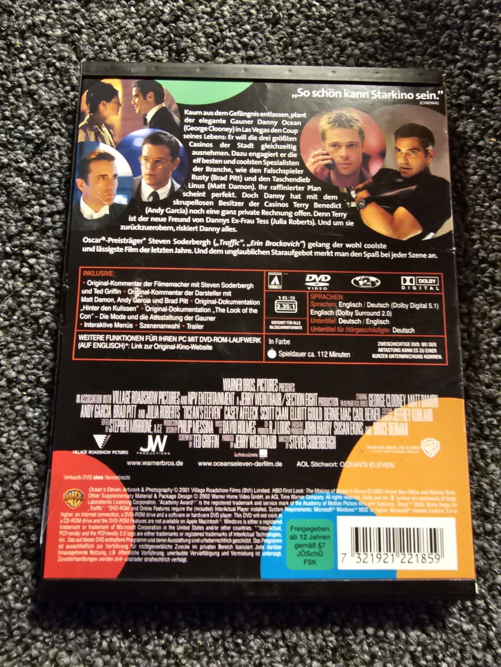 Tutti i DVDs: Ocean's Eleven DVD (20000) – Usato da Ruswil venduto da jan_bxl5 1