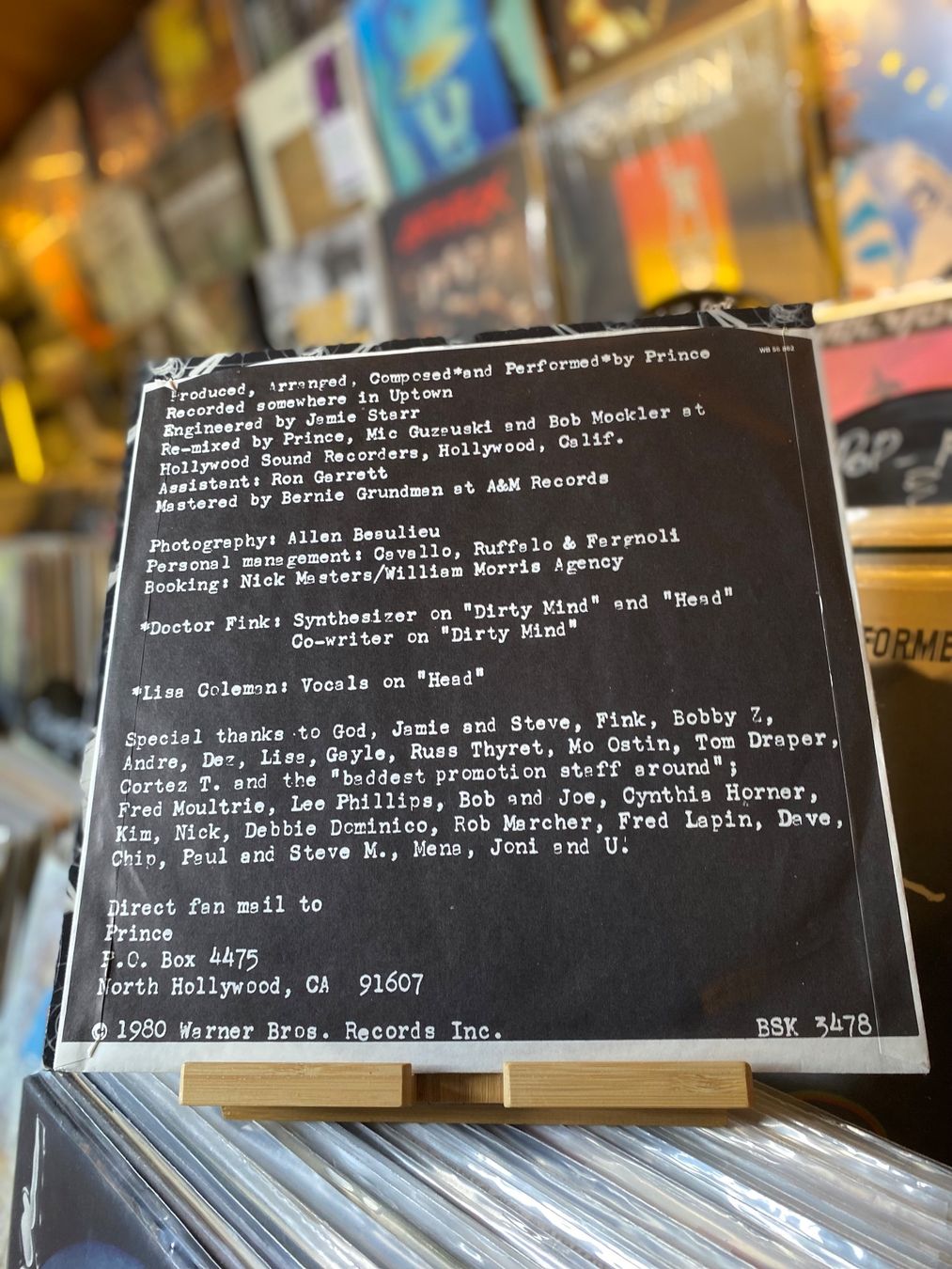Dischi in vinile: PRINCE – DIRTY MIND...RE EU...VG++/VG++ – Usato da Gals venduto da Diskopatshop 3
