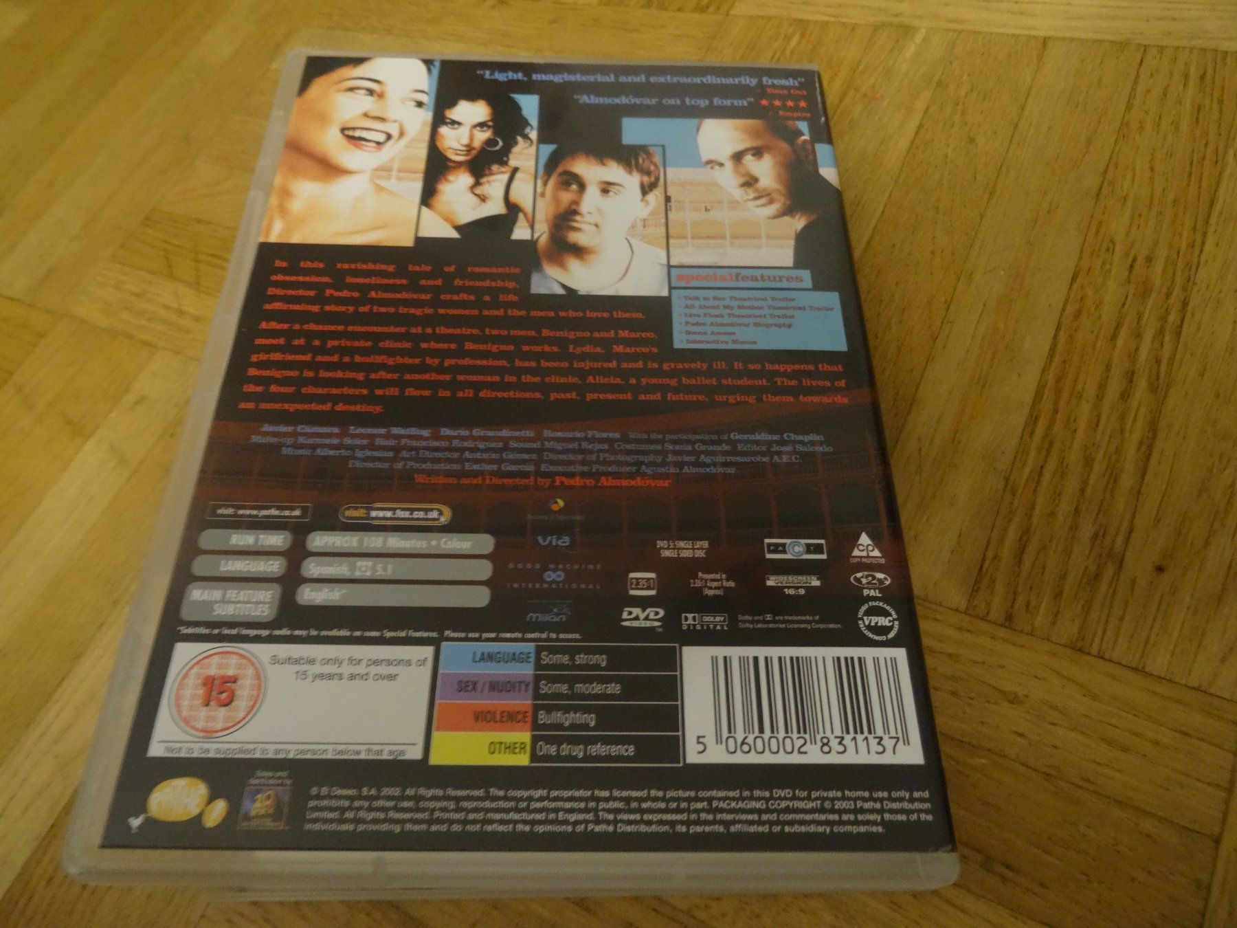 Tutti i DVDs: Talk to Her UK DVD – Usato da Olten venduto da Disc-Verkauf 2