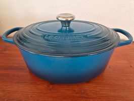 Le Creuset ovaler Bräter Deep Teal 31 cm / NP: 469.- Fr.