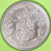 1960 / DÄNEMARK / 5 KRONEN - MÜNZE / SEHR GUT ERHALTEN !
