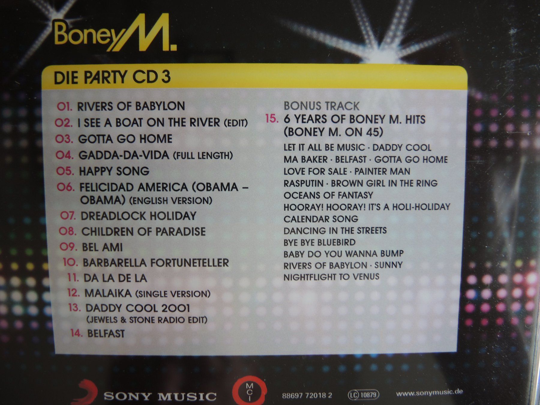 CDs: 2 x CD Boney M. DIE PARTY CD 2 und 3 – Gebraucht aus Rorschach von maeck8 4