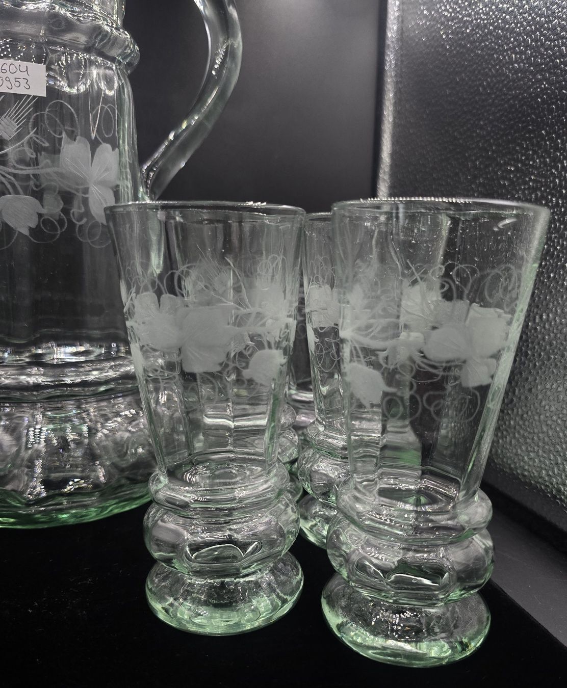 Caraffe: Antiker Wasser / Weinkrug mit 6 Gläser – Usato da Rorschacherberg venduto da snOOpydOg11 4