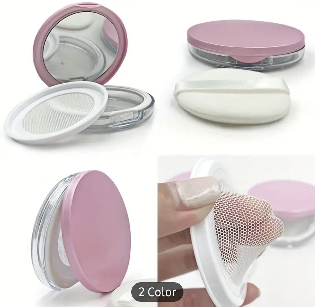 Altro in Decorazioni & Accessori: Leere Puderdose mit Quaste und Spiegel – Nuovo e nell'imballaggio originale da Lachen SZ venduto da missfranky85 2