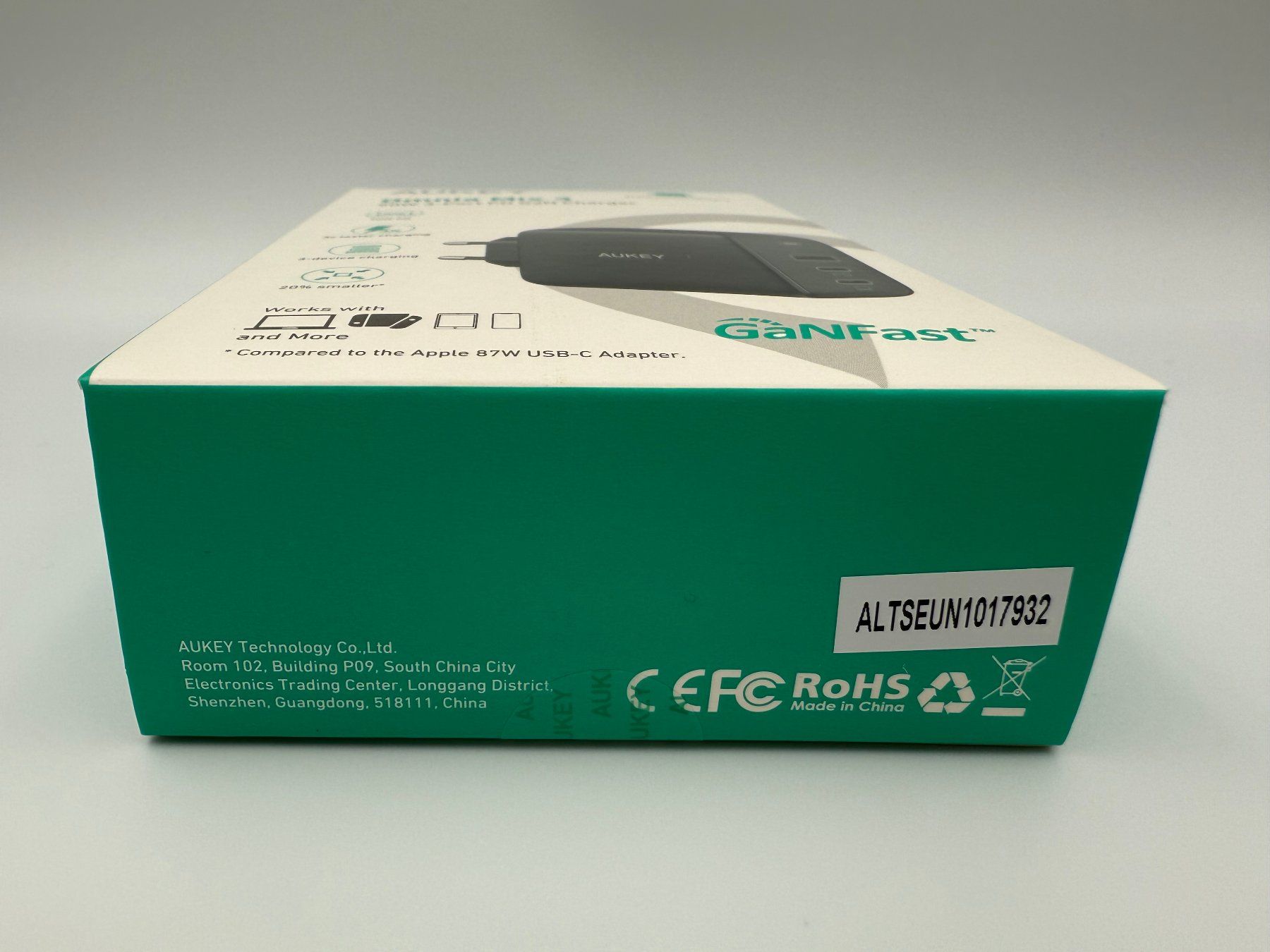 Aukey Caricabatterie: W GaN 3-Port Ladegerät - NEU & OVP! – Nuovo e nell'imballaggio originale da Basel venduto da Xani 2