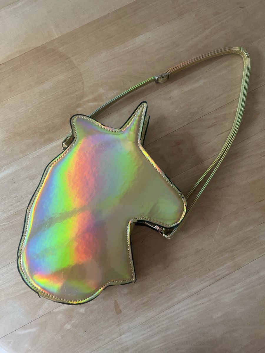 Kindertaschen: Glitzernde Einhorn-Umhängetasche – Gebraucht aus Allschwil von Fabienne0124 1