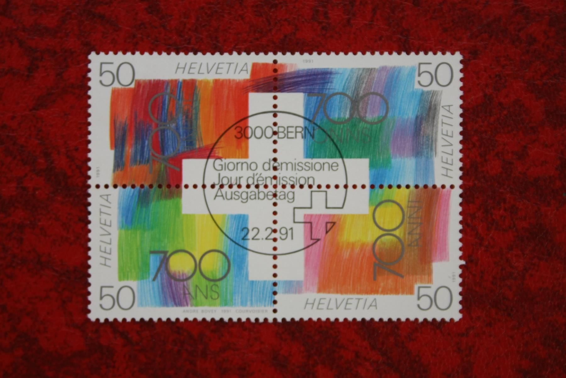 Tous les timbres: 1991: 807 - 810 Et. mit Gummi – Neuf (Voir description) à Deitingen par Lglobi