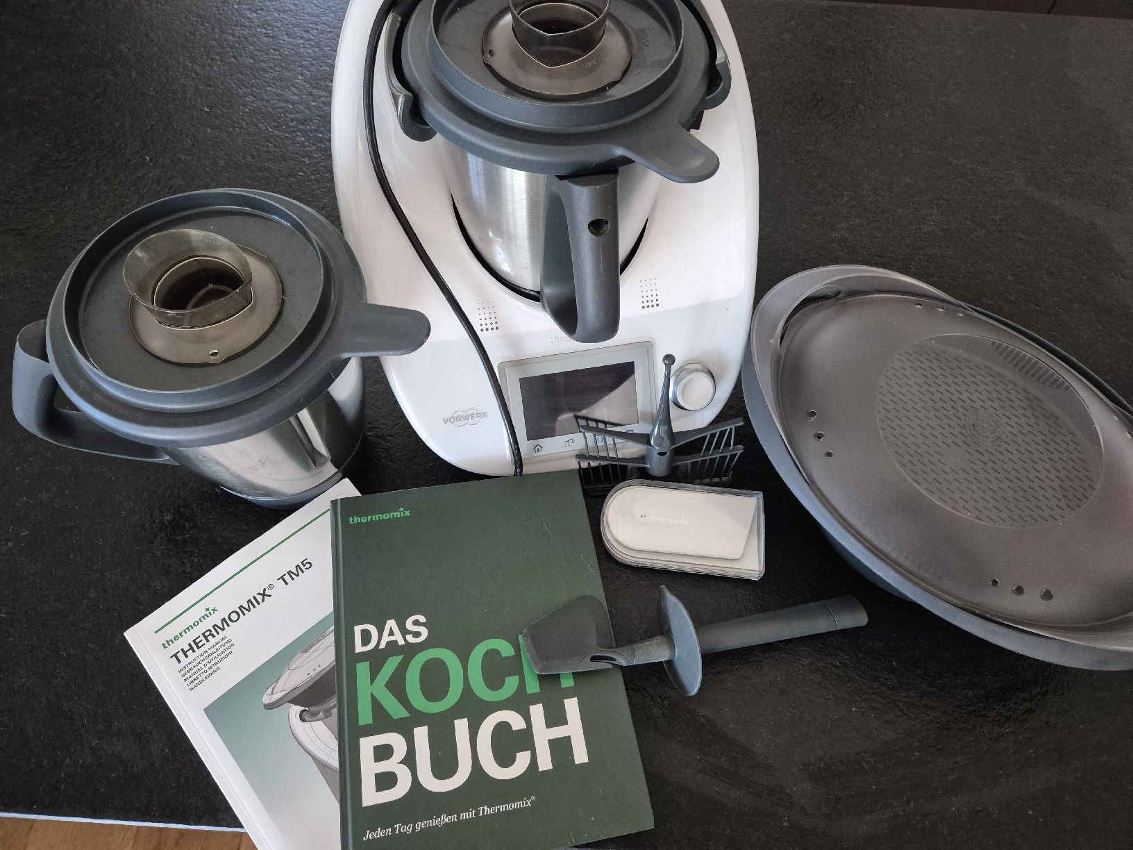 Thermomix Küchengeräte: Thermomix TM 5 + Extra Mixtopf – Gebraucht aus Rombach von Leilalei 1