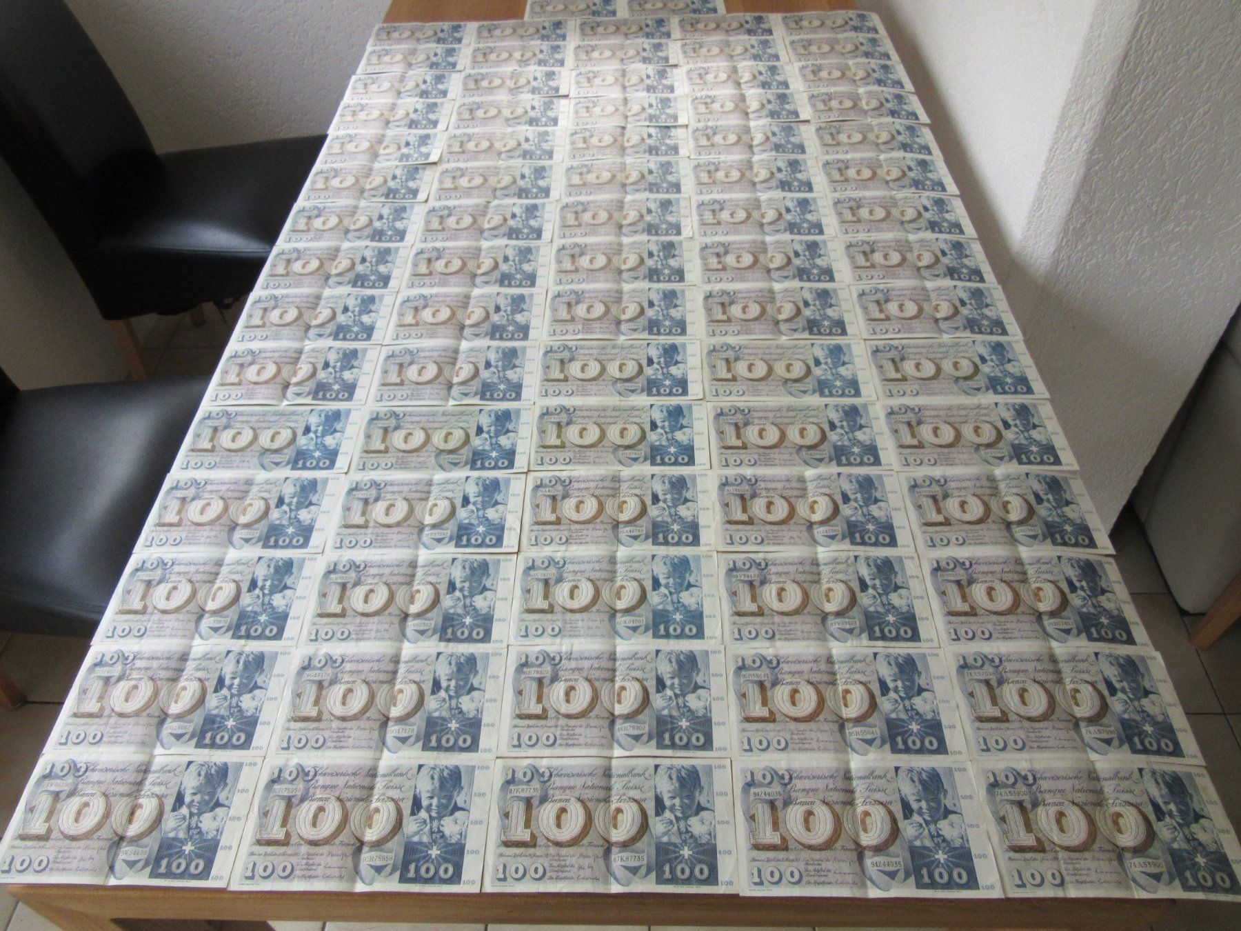Banconote: Billets de 100 CHF suisses :  78 STK **Super Collection** – Usato da châtelaine venduto da VrenliNumis86 1