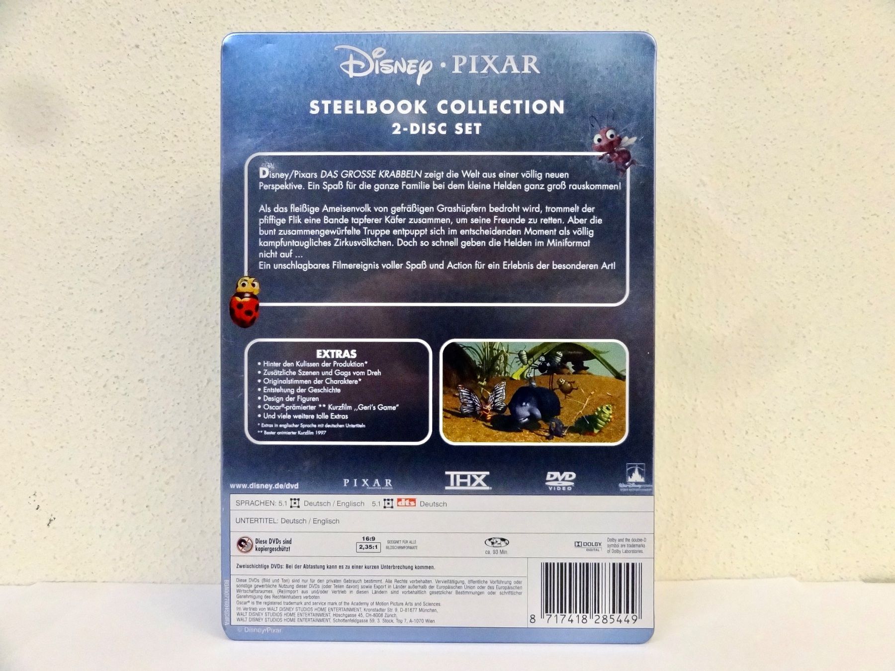 Tutti i DVDs: 2 DVD A BUG'S LIVE - DAS GROSSE KRABBELN DISNEY PIXAR – Nuovo (secondo la descrizione) da Kerzers venduto da wisaundso 1