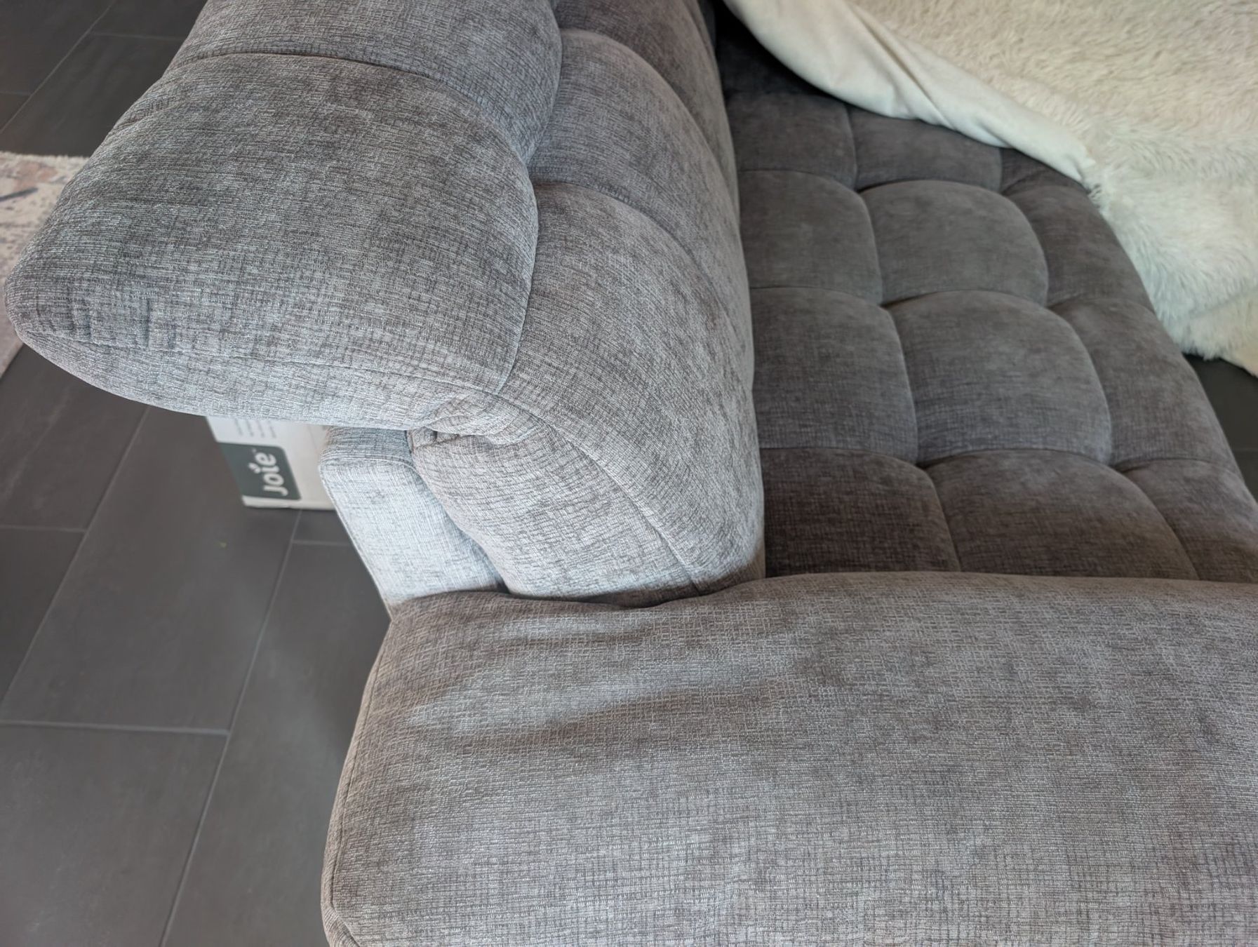 Sofas: Couch / Sofa Grau 260x155cm – D'occasion à Pfäffikon SZ par Mtd83 3